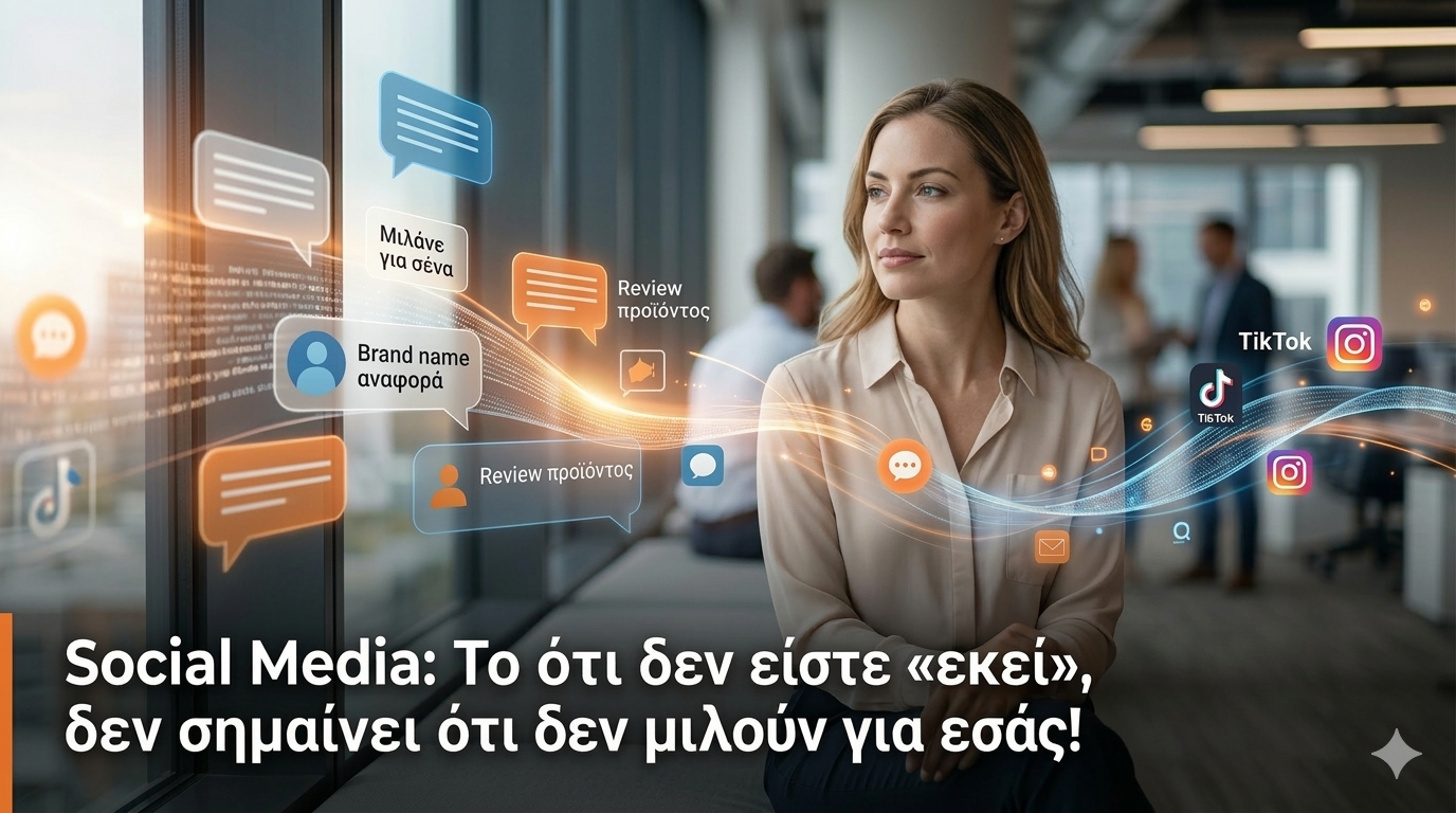 Social Media: Το ότι δεν είστε «εκεί», δεν σημαίνει ότι δεν μιλούν για εσάς